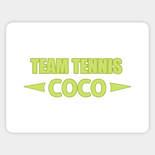 team tennis coco gauff Sticker